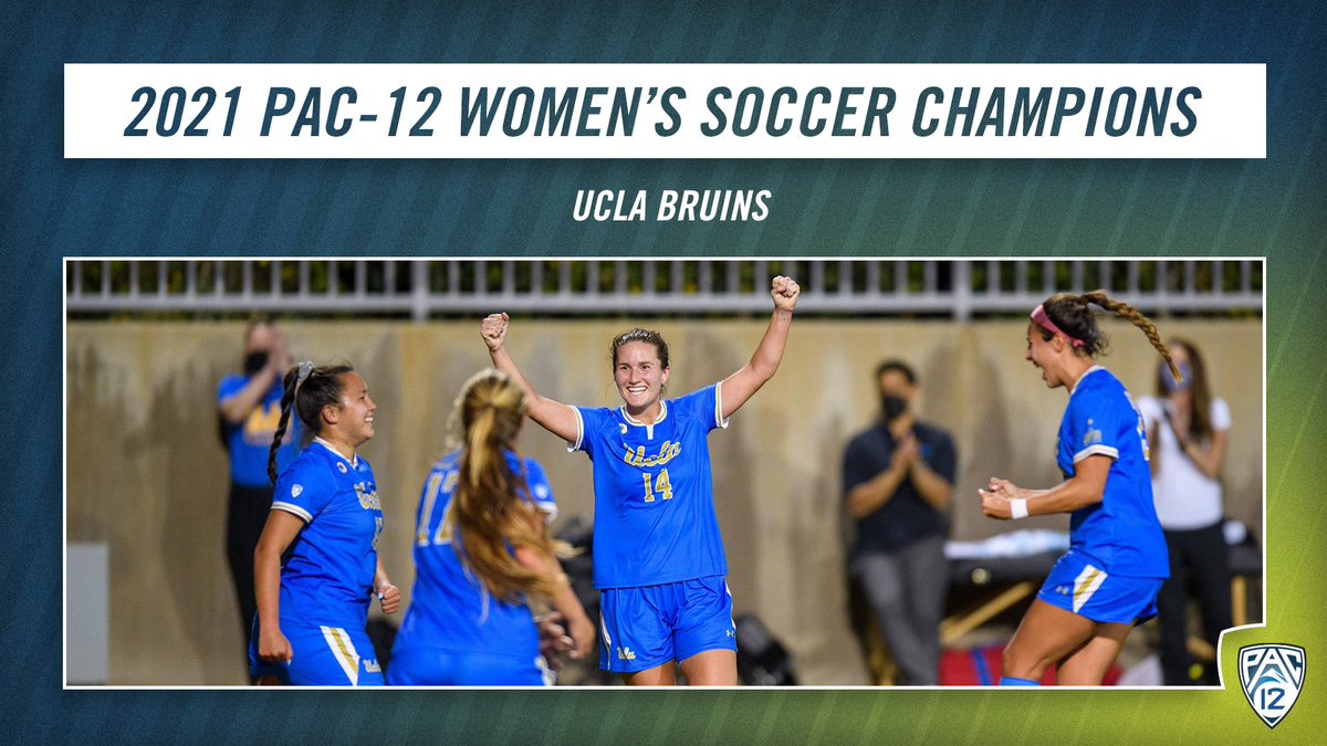 It’s official: <a href="/UCLAWSoccer/">UCLA Women's Soccer</a> is this year’s Women’s #Pac12Soccer champion! ⚽️🏆

#GoBruins | #BackThePac