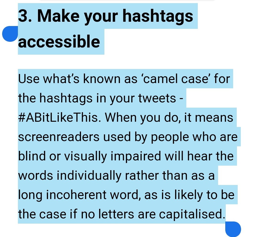 Hey peds psych friends! In an effort to make our knowledge dissemination more accessible, here are some simple things we can do (abilitynet.org.uk/news-blogs/5-w…). I especially want to call out this easy one that I'm going to challenge myself to practice:
#ThisIsPedsPsych #vSPPAC2021