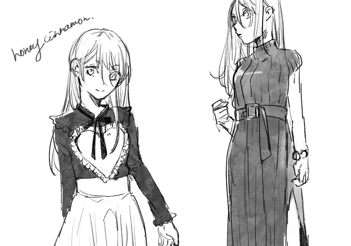 落書きだけど描いたので置いときますね 