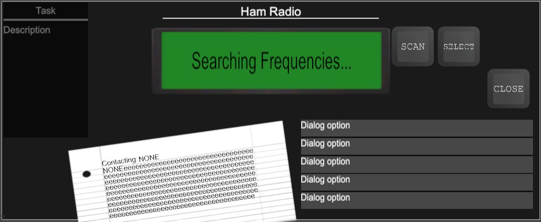 BrokenGears_0's tweet photo. Ive been working on a UI and code for my radio, and let me tell you making a dialogue system takes forever! But the UI looks kind of good right? Anyway, follow if you like! #unity3d #gamedev #games #gamer #indiegame #indiedev #IndieGameDev #UI https://t.co/ADOSWvsXoF
