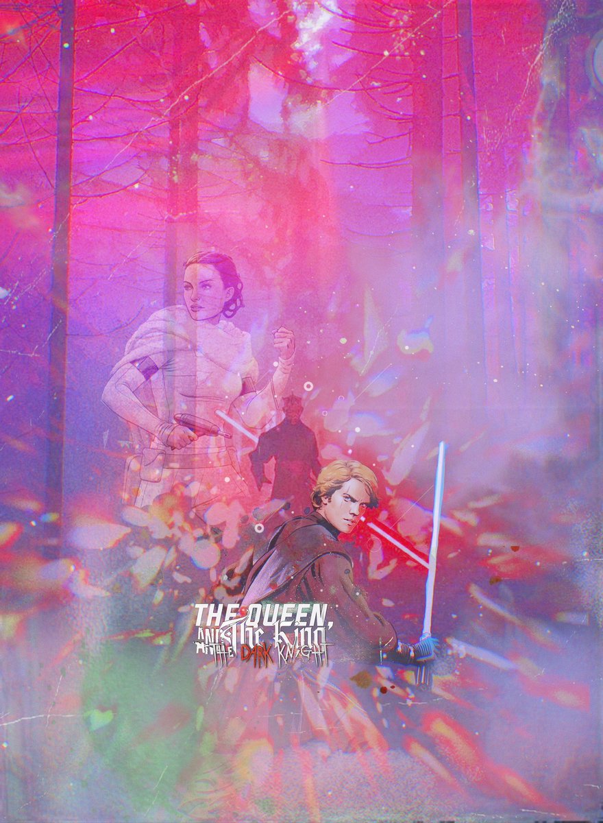 ⠀⠀

          ˙ ﹑ ⸂  𝘛𝘏𝘌 𝘘𝘜𝘌𝘌𝘕，
                      the 𝑲𝐈𝐍𝐆 ﹠ 
                 𝗧𝗛𝗘  𝙳͟𝙰͟𝚁͟𝙺͟  𝗞𝗡𝗜𝗚𝗛𝗧 .