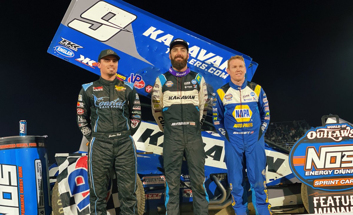 Podium finishers at <a href="/KokomoSpeedway/">Kokomo Speedway</a>:

🥇 <a href="/JamesMcFadden25/">James McFadden</a>
🥈 <a href="/BradSweet49/">.</a>
🥉 <a href="/Justin_Peck5/">Justin Peck</a>