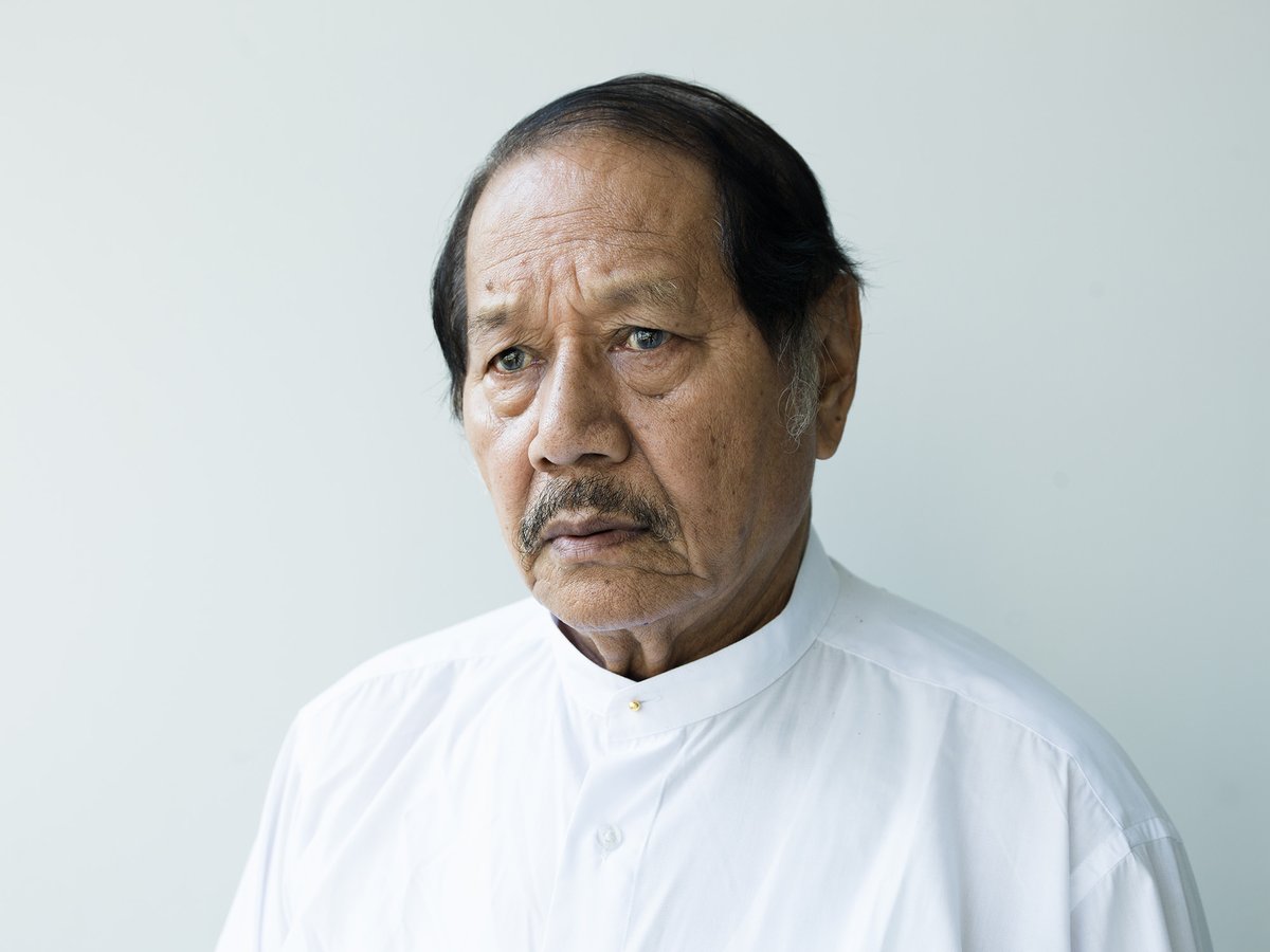Veteran actor and director Aung Lwin,85, one of founders of the #NLD in 1988, was detained by the military on Friday, his family member posted on social media as junta's target on anti-coup celebrities is underway in #Myanmar. #WhatsHappeningInMyanmar #Burma https://t.co/Z5ktwHZLaO