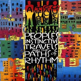 Between 9th and 10th grades using his dad's vinyl collection and pause tapes, he created the earliest version of A Tribe Called Quest's debut album, People's Instinctive Travels and the Paths of Rhythm.Credit: Al Pereira/Getty Images