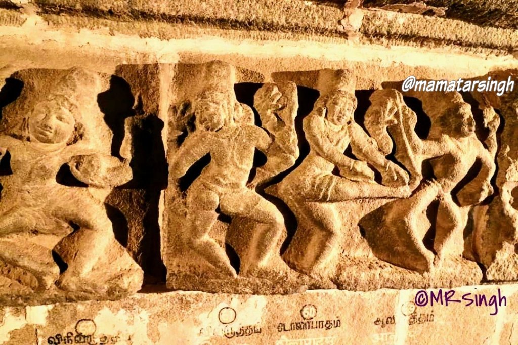 Thread  #ShivTandav #BrihadisvaraTemple  #Thanjavur  #TN108 DANCE POSES OF SHIVA TANDAV84 out of 108 dance poses of God Shiva sculpted on inner ambulatory walls of upper floor of main shrine (entry restricted)Most of us believe Tandav represents most aggressive... : Own1/5