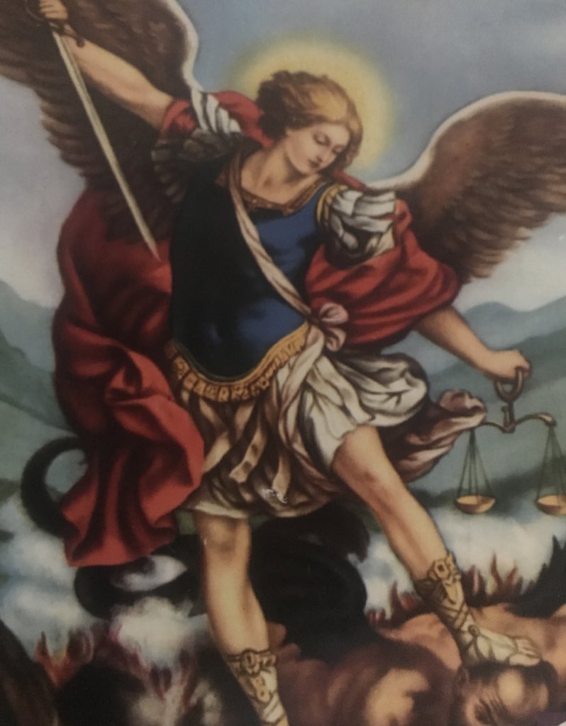 Heaven wasn’t stormed one day on a whim. Oh no, the poor example of lucifer built up over time until he &amp; his followers were cast out &amp; fell to the earth where they continue their mutiny.  🙏Praised be God for the Heavenly army under St Michael who shields &amp; protects 🕊