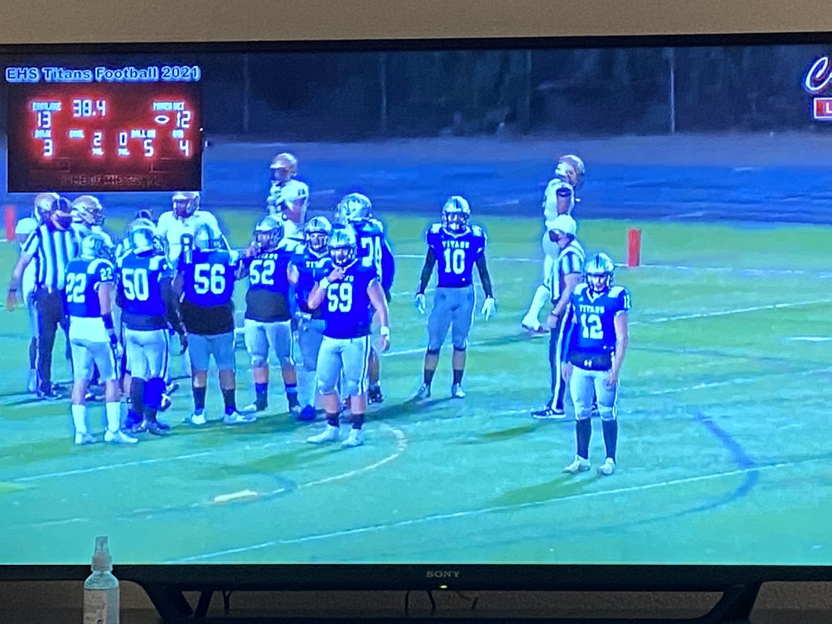 mikelcaiazzo's tweet photo. @eastlaketitanFB @cole_mcfarlane makes a Tim Tebow like run into the end zone.... @TreyWhite28 destroyed dudes on both sides of the ball ... defense got coverage sacks ... nice win men! https://t.co/X01L0qy13p