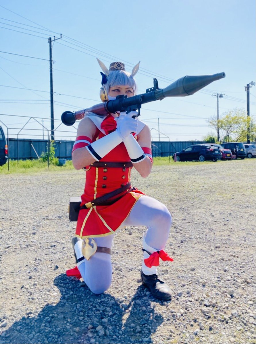 なぜ試した ゴルシはロケットランチャーを持ってても何故かしっくりくる 違和感仕事しろ Togetter