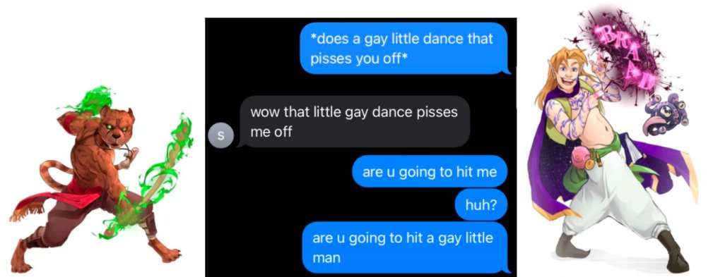 the fated five as text messages: a thread