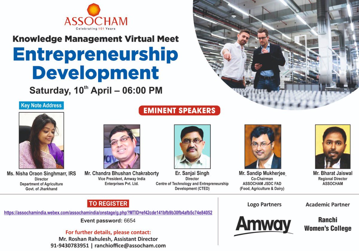 राज्य की 70% आबादी (approx) जीविका के लिए कृषि और संबद्ध क्षेत्र पर आश्रित है।

राज्य में Agri- Entrepreneurship को प्रोत्साहन देने से खाद्य सुरक्षा , रोज़गार सृजन और ग्रामीण क्षेत्रों में ग़रीबी दूर करने के नए अवसर  उत्पन्न होंगे । 

#AIF #agriculture #Jharkhand