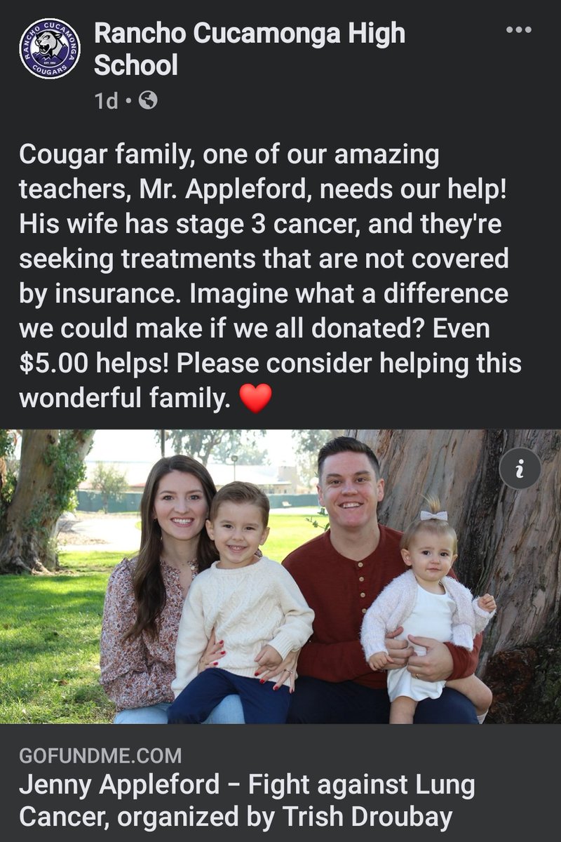 Please retweet to get the word out. Let's all help.
<a href="/RanchoHSCougars/">Principal Aikens</a> 
<a href="/sports_rchs/">RCHS Sports</a> 
<a href="/Berwick_RCHS/">Dr. Berwick</a> 
<a href="/RCHSAchievement/">Jeremy Hansen</a>