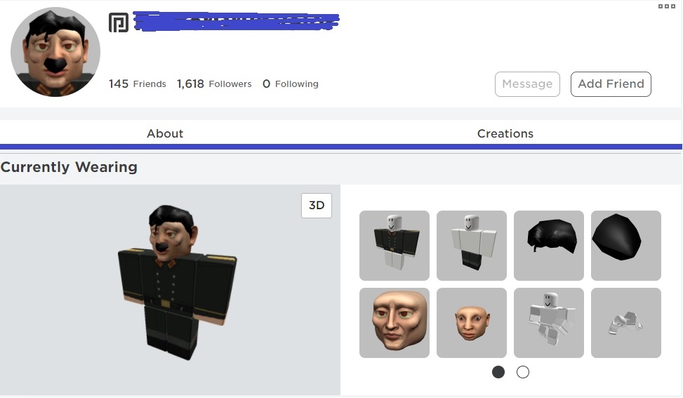 Chinh chiến trong thế giới Roblox 2024 đã trở nên cực kỳ sáng tạo với việc có sẵn nhiều avatar, trong đó bao gồm cả phiên bản của Hitler. Hãy trở thành người khai phá sự thay đổi này và hòa nhập vào cộng đồng game thủ trên toàn thế giới.