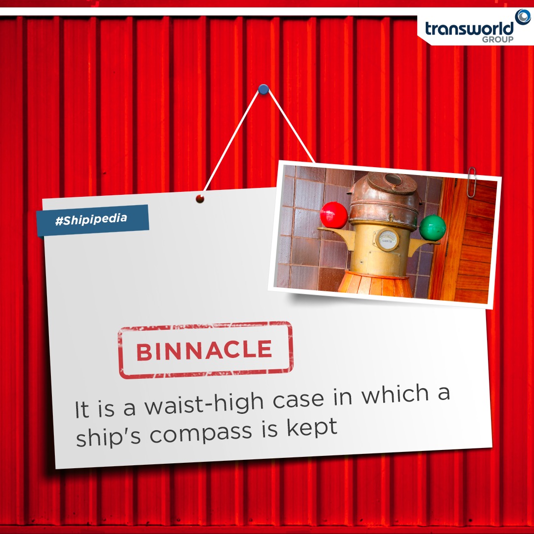 TransworldTweet's tweet photo. #Shipipedia - Today's word is #Binnacle!
#StayTuned on our page to know more about the terms and words of the shipping industry!
#TransworldGroup #Shipping #Logistics #LearningIsFun #LearningNeverStops https://t.co/EchLFoFKQb