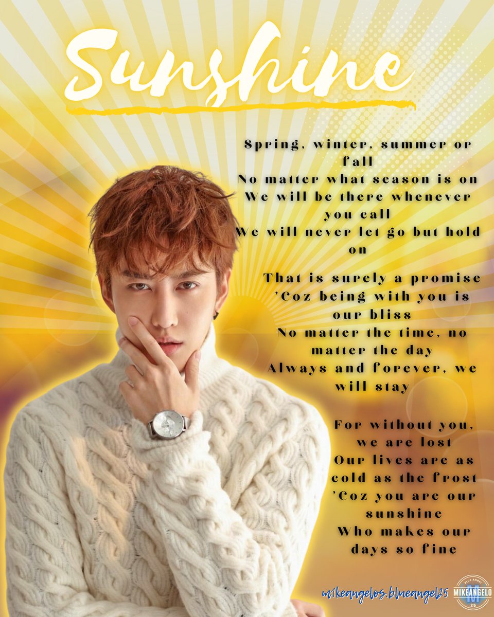 blueangel_25's tweet photo. To have a healthy and bright life, we need to find our very own ray of sunshine. Angels are so lucky to have found it in you, our dearest Mike D. Angelo.💙💙💙
#m1keangelo #ไมค์พิรัชต์ #m1keangelofans #mikesangels #mikeangelo中国 #MikeAngeloFans #MikeAngeloMercuryFans https://t.co/ZzJ5eiUqdT
