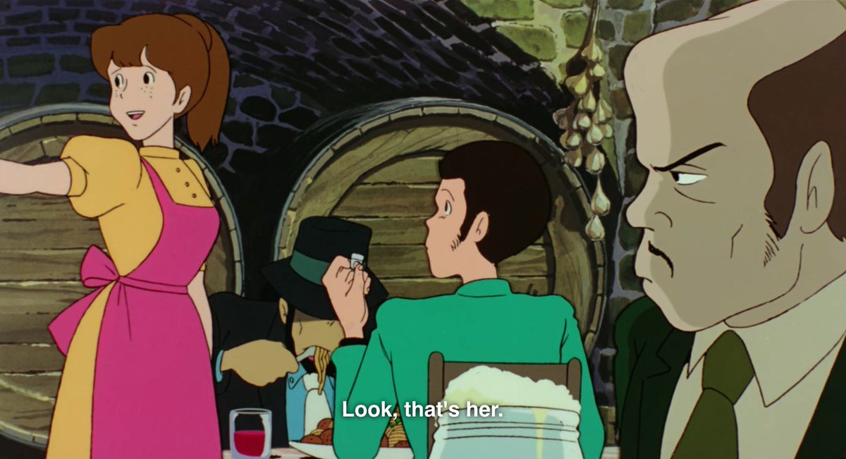 50% chance the guy behind Lupin is an evil spy 50% chance he’s just a dude who’s trying to enjoy some pasta carbonara without having to hear about the Royal Family
