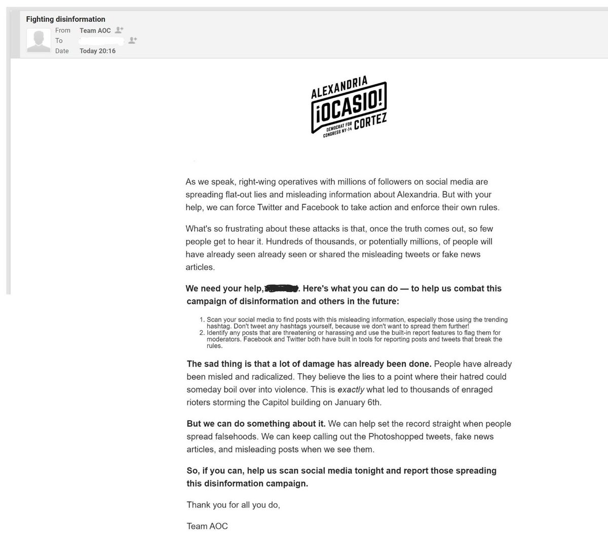 There would not have been so much suspicion about AOC's role if she had not previously branded harsh criticism by  @jimmy_dore as "violence," or enlisted her campaign's supporters to report social media critics to Twitter & FB censors as "disinformation."  https://thegrayzone.com/2021/04/09/anti-war-activist-police-aoc-video/  https://twitter.com/ryangrim/status/1380695896149594112