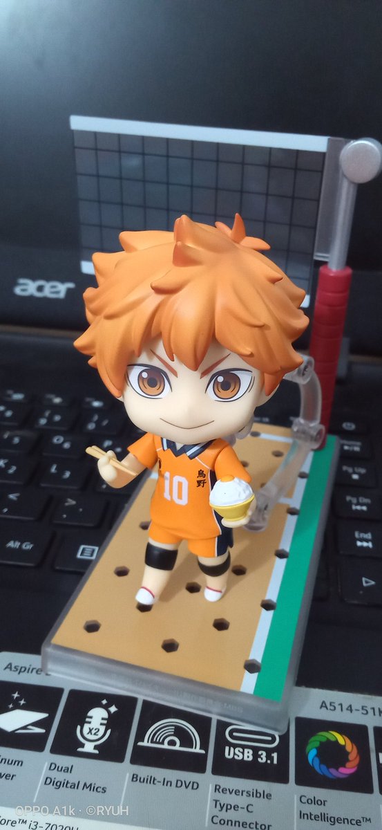 espi0na9e's tweet photo. Thank you @AoiMizupon for helping me handling my order.

@gsc_goodsmile から #MyFirstNendoroid ハイキューTO THE TOP●日向翔陽はやっと届きました。
この太陽みたいな明るい顔がやっと目の前に！！ https://t.co/40jqtXsJzA