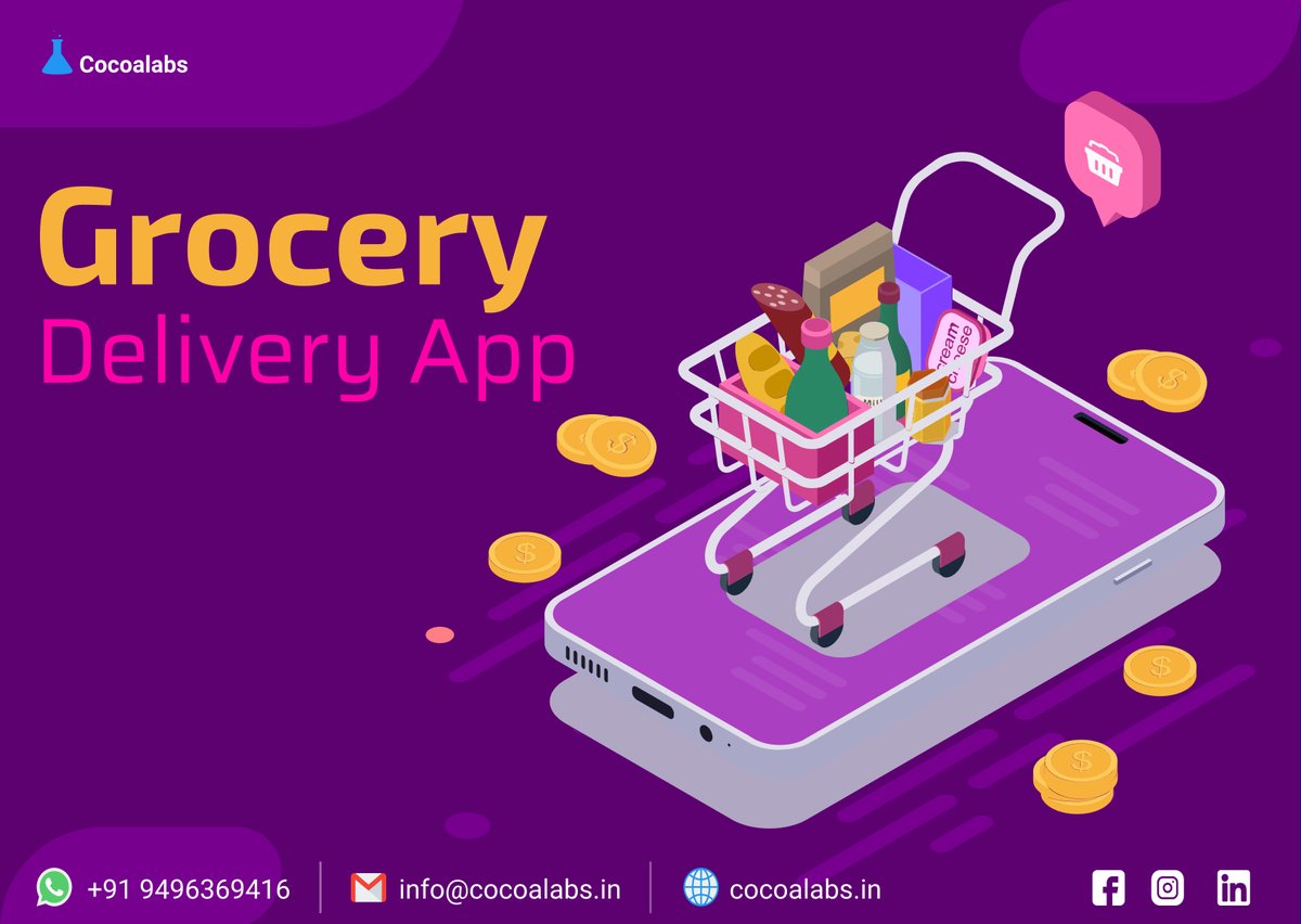 Cocoalabs India (@cocoalabsindiak) on Twitter photo Online Grocery Delivery App
Contact Us
📞 : +91 9496 369 416
📧 : info@cocoalabs.in
#onlineGrocery #webdevelopment #webdesign #digitalmarketing #websitedesign #seo #marketing #graphicdesign #socialmediamarketing #business #marketingdigital #branding #onlinemarketing #Grocery Online Grocery Delivery App
Contact Us
📞 : +91 9496 369 416
📧 : info@cocoalabs.in
#onlineGrocery #webdevelopment #webdesign #digitalmarketing #websitedesign #seo #marketing #graphicdesign #socialmediamarketing #business #marketingdigital #branding #onlinemarketing #Grocery