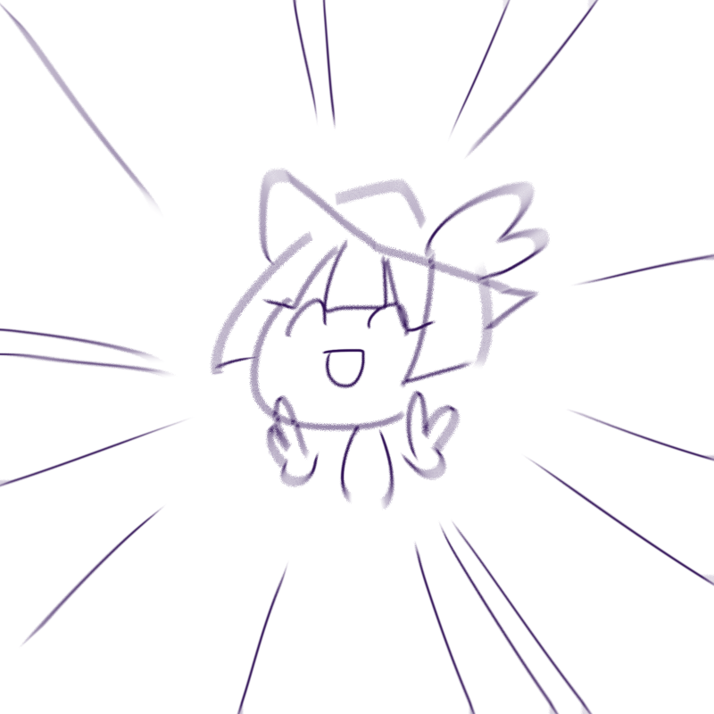 むかーしどっかで見たレースの描き方が好きで模様に入れるときは毎度これやってる。 