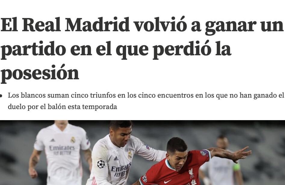 litrosdalcohol's tweet photo. La posesión vuelve. Mal el Madrid, siempre mal. https://t.co/e67bgtV1SH