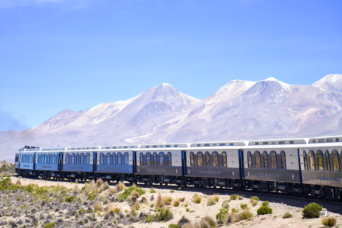 We're doing something a little different today, instead of visiting a single site, we're traveling on the Andean Explorer Train through the Andes Mountains. It's the Belmond Andean Explorer owned by PeruRail & is South America's first luxury sleeper train established in 2017.