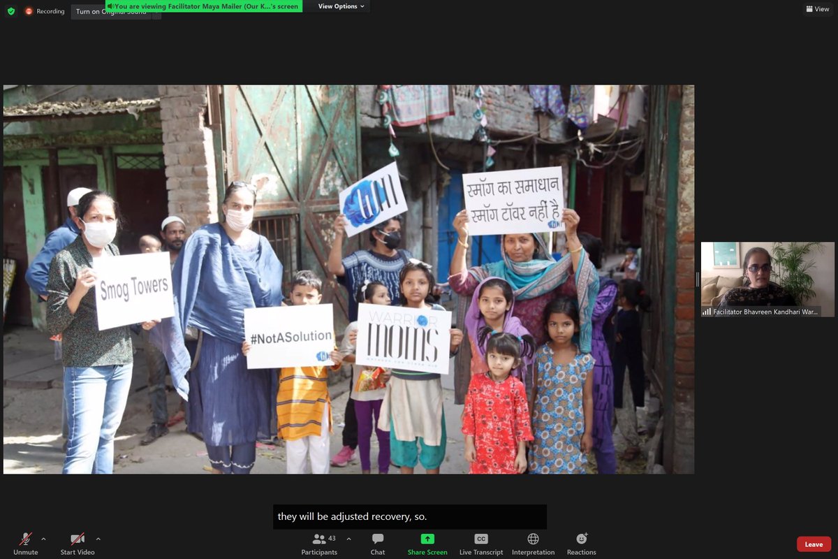 chrizau's tweet image. Insights from @BhavreenMK into the local situation motivates to demand #Multisolving solutions where #Health and #Climate issues need to be worked on together.