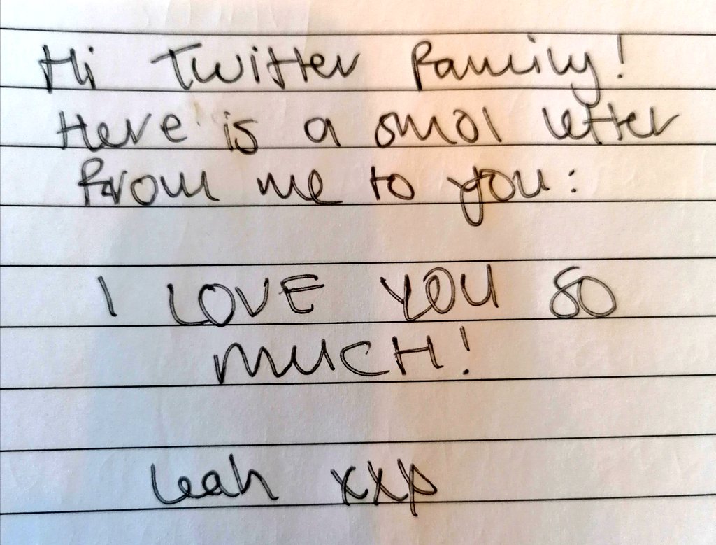 Leah_Shula's tweet photo. Love u.
#tweetyourhandwriting https://t.co/3tHGsM2WV3