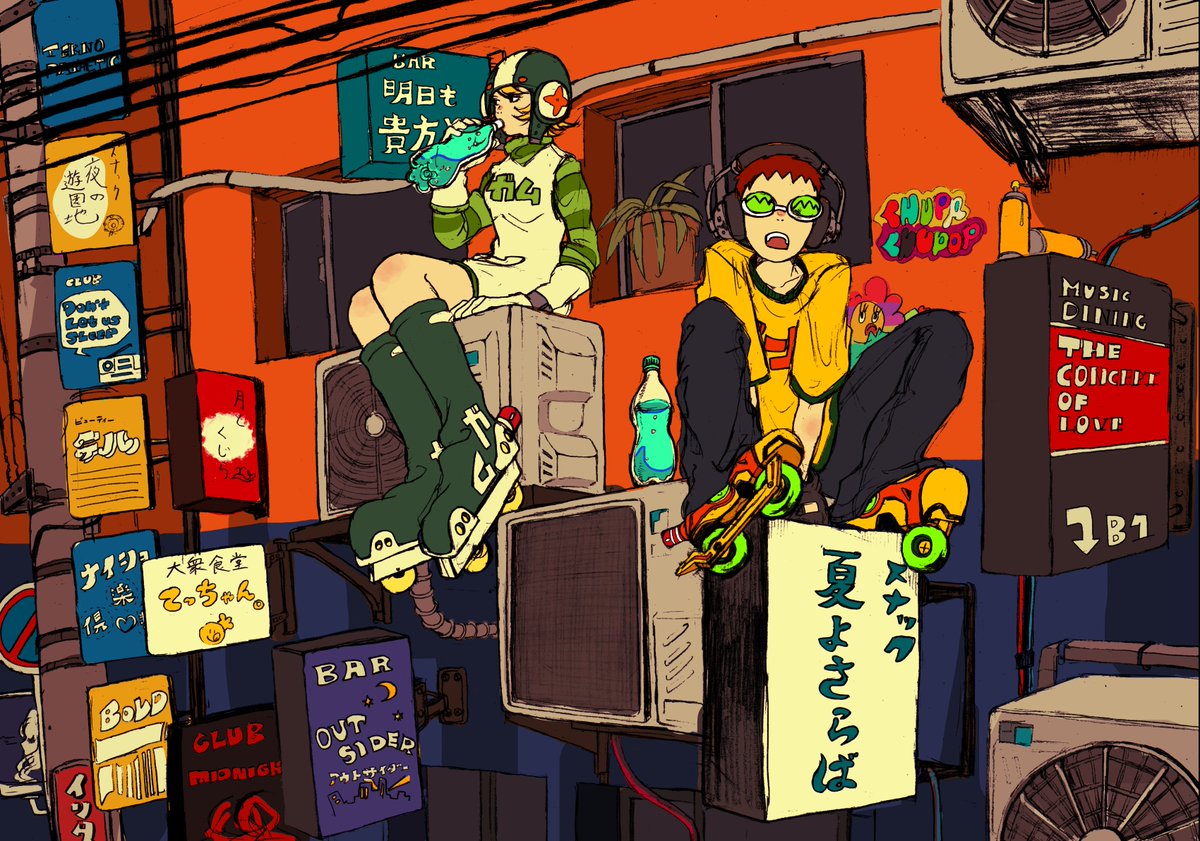 mago_oowarawa's tweet photo. 昔描いたJSR絵見て https://t.co/vHhwJh1ND5