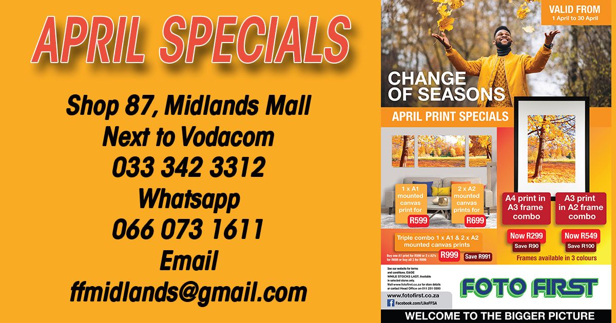 LibMidlandsMall's tweet photo. Hurry, don't miss out on these April specials from #fotofirst. https://t.co/Sa9Q0q5a9a