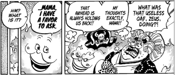 4543_abdi's tweet photo. We have 2 Greek Gods. Zeus and Prometheus. What's next a Poseidon? 😂😂🤣🤣. 
#ONEPIECE1010 #manga https://t.co/OaKvPHW0AZ