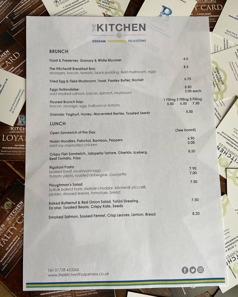 #takeaway #mondaymotivation #alfresco #newmenu #thorpeness