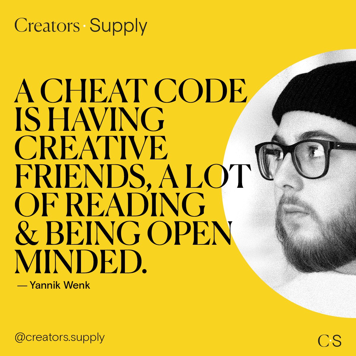CreatorsSupply's tweet photo. @yannikwenk #CreatorFocus https://t.co/XLt3E6rwlX