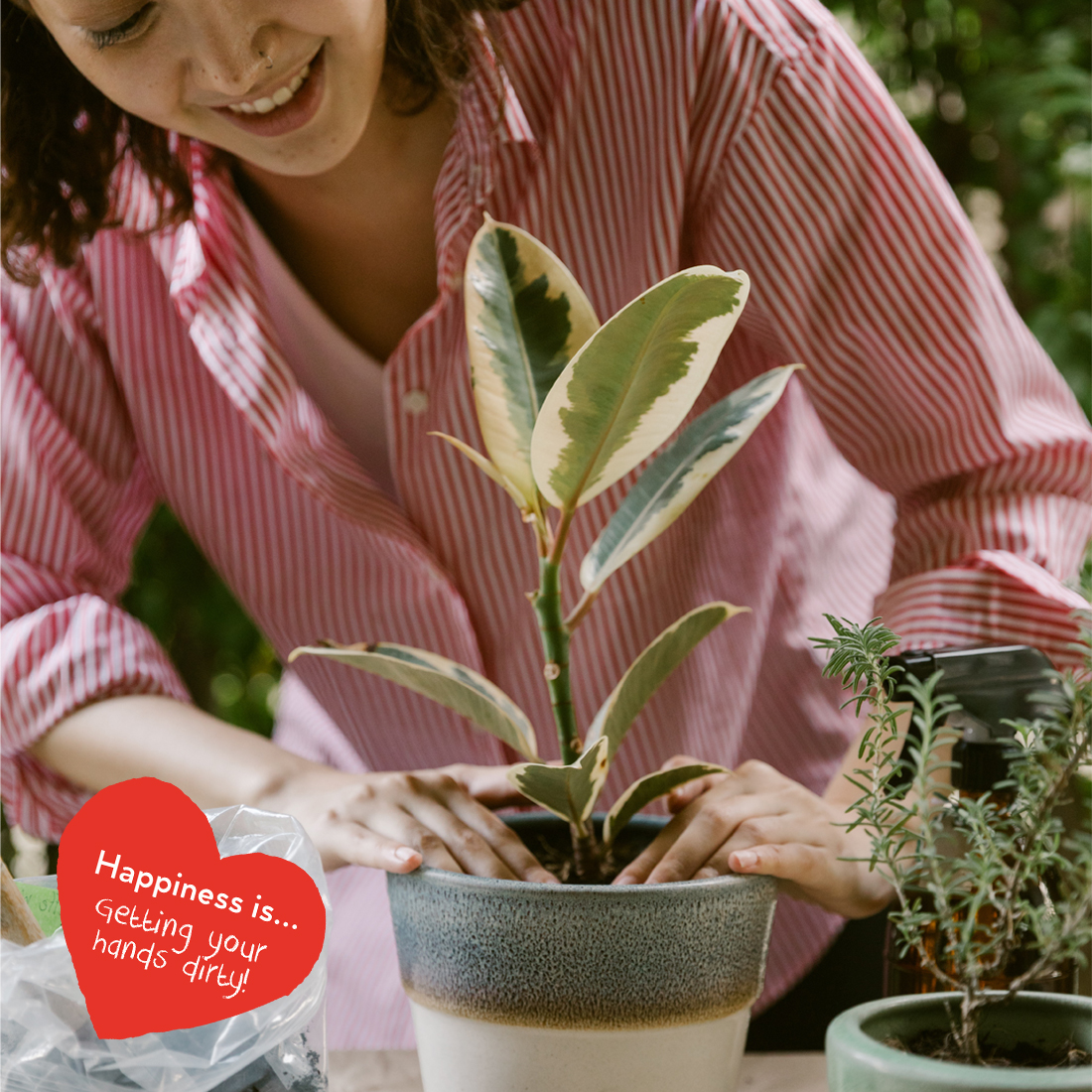 Gardening is such a good tonic for the soul! Whether you've got a few pots on a window sill or a large plot, getting your hands dirty is a great way of lifting your mood!🥬🌻 

#passthepositivity #everydayhappiness #gardeningforthesoul