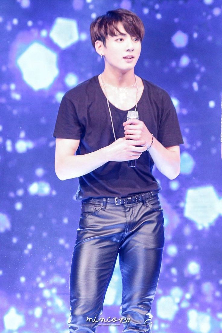 Jungkook in leather is a culture reset - a thread