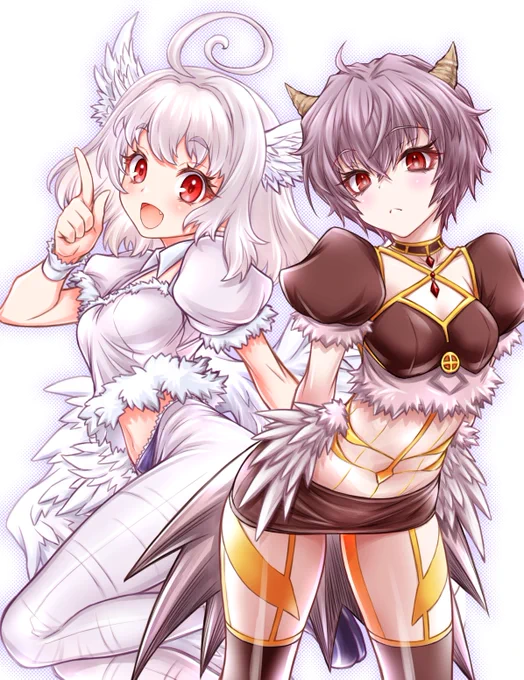 pixivやFANBOXを始めるにあたり、何か描いてみようって事で描きました?

白が『アキちゃん』黒が『ラーちゃん』

他に『AKAくん』と『TUKIくん』を描こうかと思っています✨ 