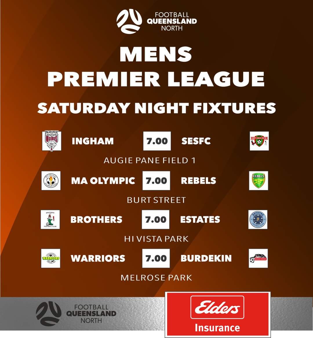 Game day!! Round 1 kicks off tonight in Football Queensland North Men's Premier League. Good luck to all teams this season
#townsvillefootball ⚽