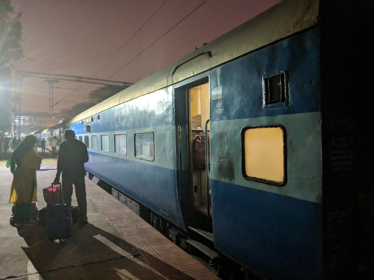 Other letters are sometimes used to indicate relative direction - BNE for Bangalore East, ERN/ERS for Ernakulam Town (North) and Ernakulam Jn. (South).(This image from an early morning at BNE, getting off the KCG-SBC Express - you'll learn the codes soon )