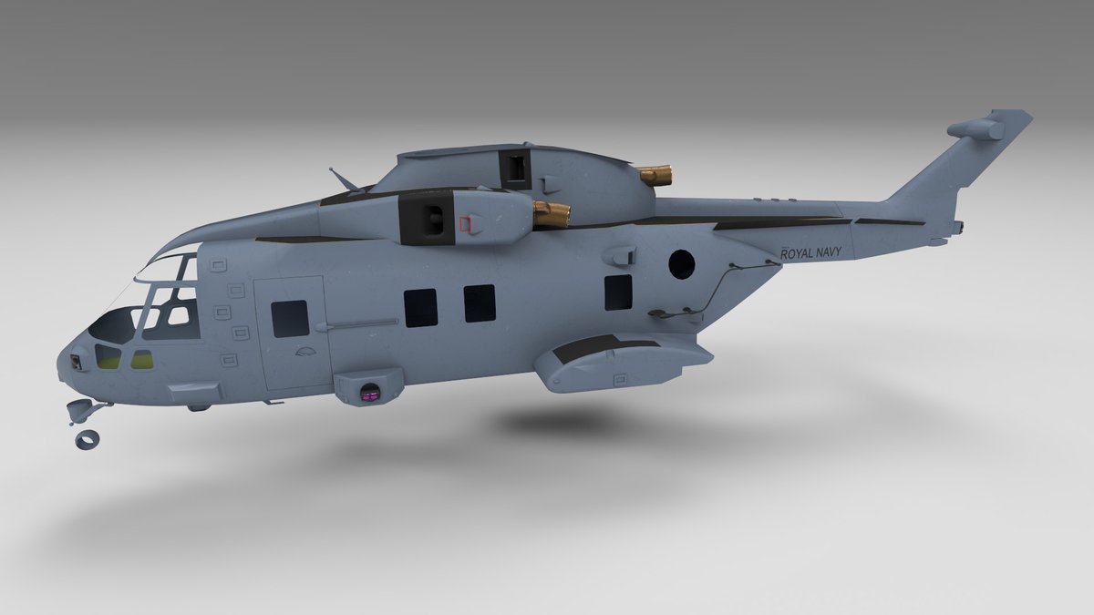 RKSL_Rock's tweet photo. I've had a very productive week doing side projects. But I'm going to spend the weekend working on the Merlin HC4 skin before i return to the HAMs on Monday. Just needed a break from re-topo'ing models. #wip #rksl #MerlinHC4 #arma3official https://t.co/NkuiAOIPoP