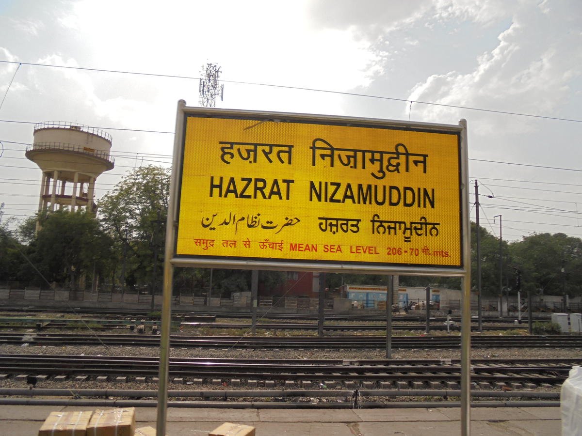 Another very curious instance is station codes that give no indication of the city or town they are in - Examples here include Habibganj (HBJ), Kacheguda (KCG), and perhaps the most famous, Hazrat Nizamuddin (NZM). (Bhopal, Hyderabad, and Delhi, if you were wondering).