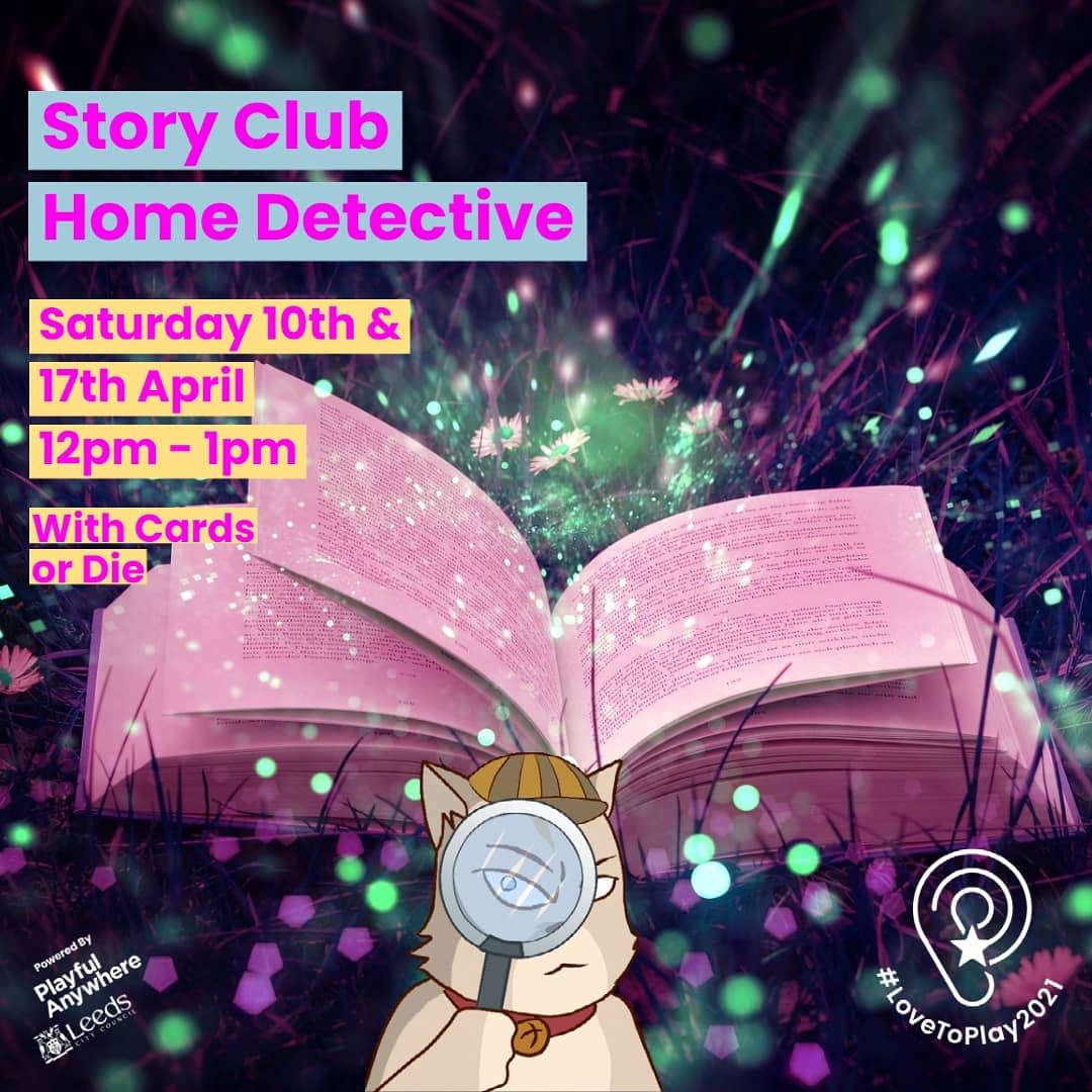 Ever lose stuff in your house? Well now you can create your very own super-sleuth investigation to find it. Today (Sat) at 12 join genius games wizard Ann  @cardsordie to become a detective in your own home. Sign up here:  https://www.lovetoplay.fun/event/detective/