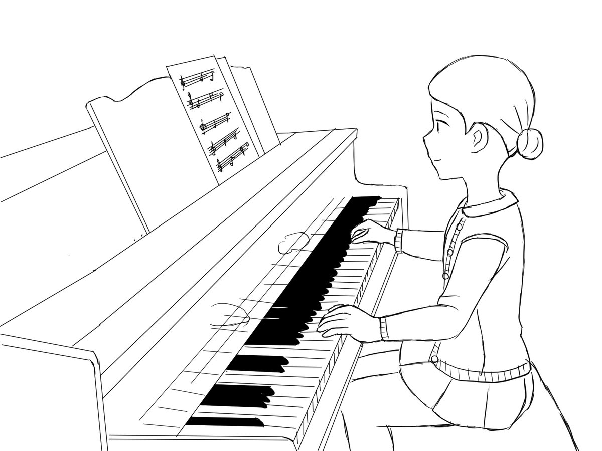 最も欲しかった 可愛い ピアノ イラスト 簡単 133263 Ikiikukowesexe