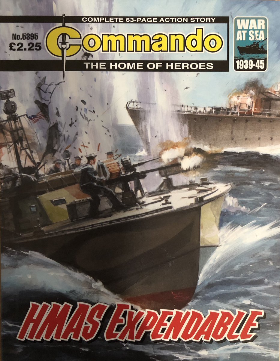 Great to see <a href="/CommandoComic/">Commando Comics</a> have produced a story on the RAN. Looking forward to reading about the adventures of HMAS Wombat &amp; HMAS Tiger tonight 😊