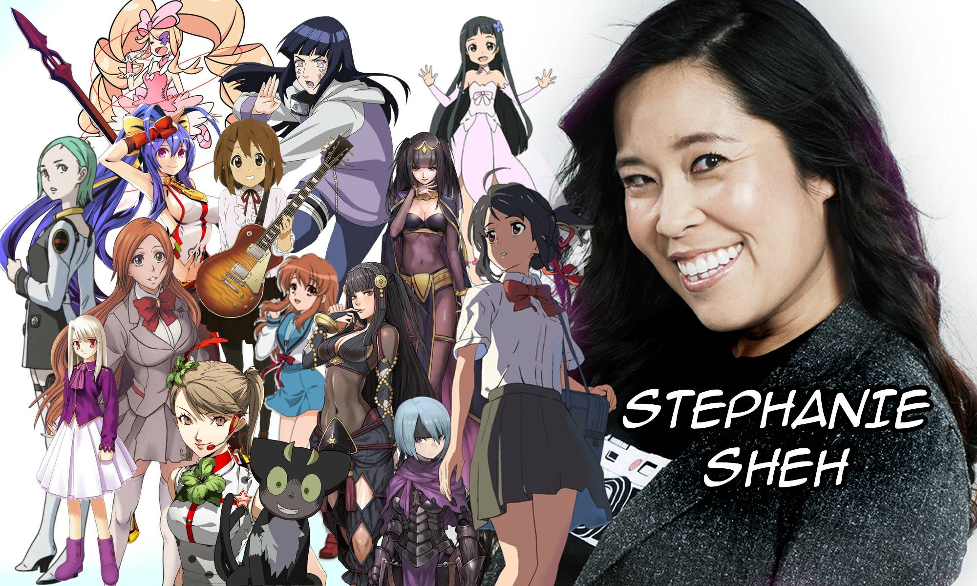 Happy Birthday Stephanie Sheh    English Voice Actor from Yui Hirasawa.  