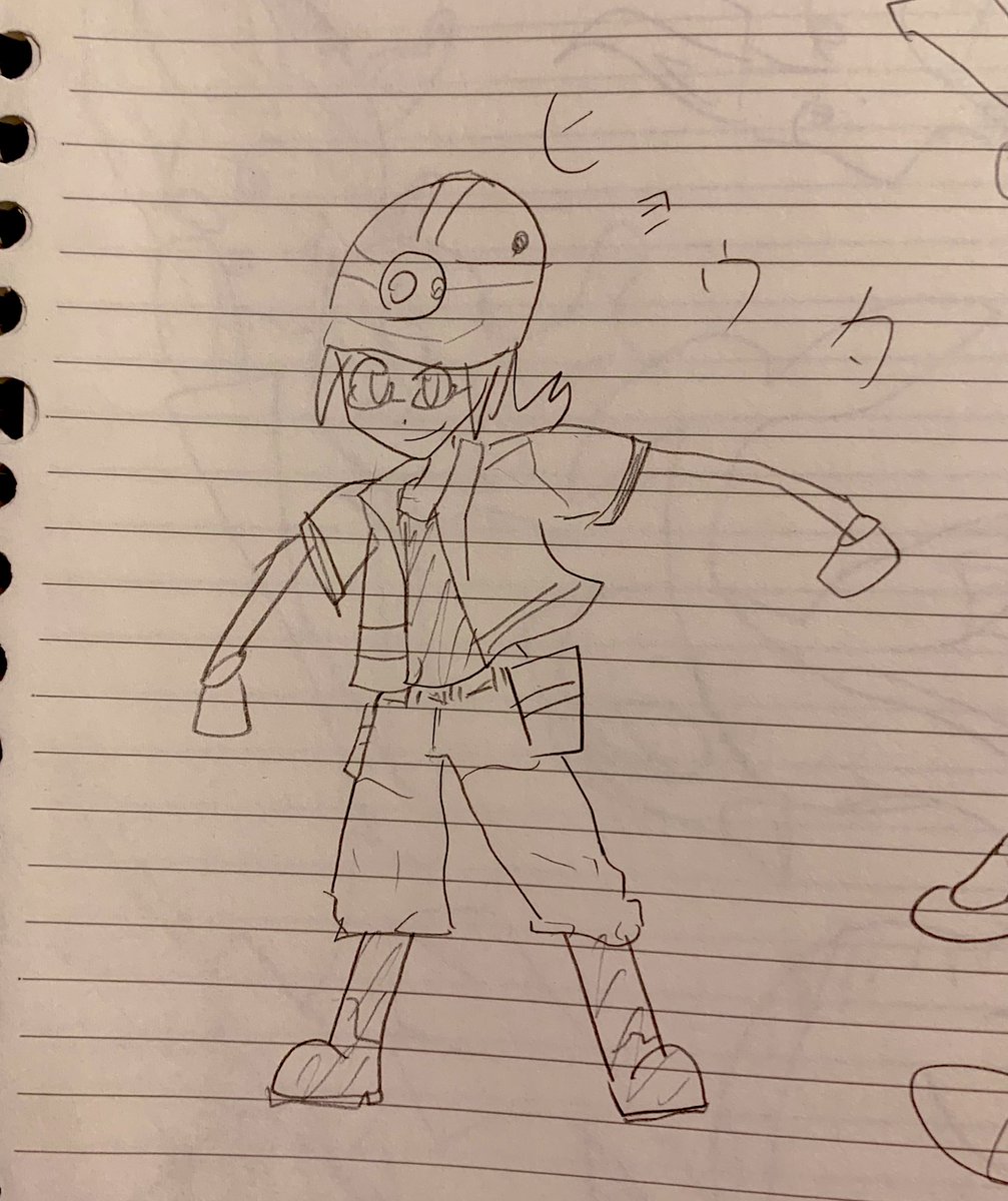 まったく関係ないんですけど弱々しいヒョウタを描いたものを発掘しました 時系列わかんねえけど小5くらいの絵な気がします 