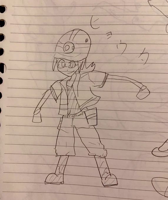 まったく関係ないんですけど弱々しいヒョウタを描いたものを発掘しました 時系列わかんねえけど小5くらいの絵な気がします 