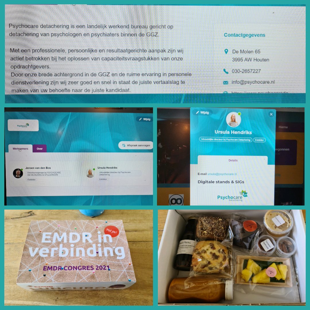 Vandaag  zowel  als deelnemer en als sponsor  aanwezig  tijdens  het  #EMDR congres  van de <a href="/VerenigingEMDR/">EMDR Nederland</a>!
Tijdens  het  congres  zijn we via  de  live  chat  bereikbaar!