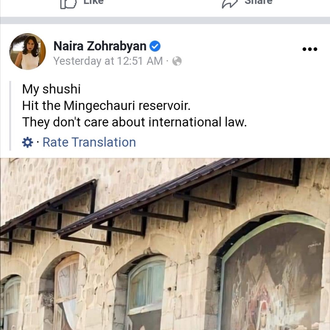 ‼️Representatives of <a href="/armparliament/">Parliament Armenia</a> feel encouraged to threaten us with violent deaths, because people like 𝗡𝗮𝗶𝗿𝗮 𝗭𝗼𝗵𝗿𝗮𝗯𝘆𝗮𝗻 is still in the delegation of #Armenia to the <a href="/PACE_News/">PACE</a> even after advocating to bomb the largest dam in the region to kill millions of 🇦🇿is!