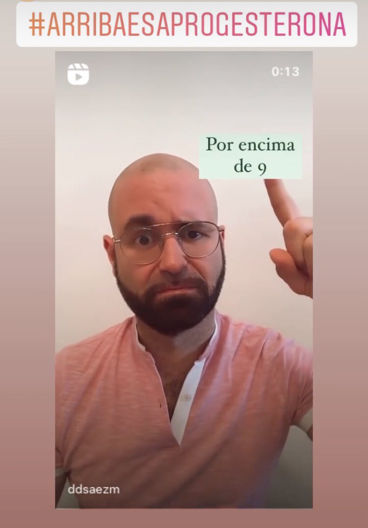 Os dejo un REEL en Instagram sobre los niveles de #progesterona PRE transfer... no me deja subirlo por aquí... así que si queréis verlo tenéis que ir #infertilpandy