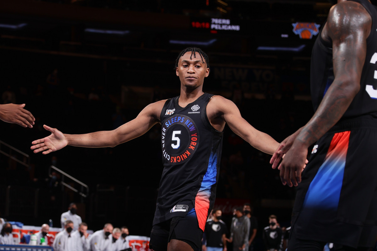 Immanuel Quickley smashes through funk just in time for Knicks