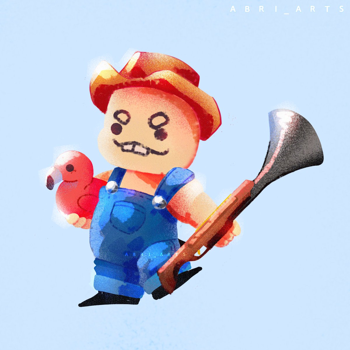 abri_arts's tweet image. CLEETUS BOI

 #flamingofanart #albertsstuff #albertsstufffanart #roblox #robloxart